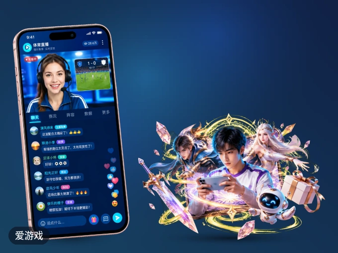 装爱游戏 APP，开赛信息及时收